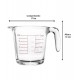 Jarra 600ml Medidora de Vidro com Marcação em Vermelho 